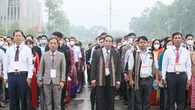 Các cán bộ mặt trận tiêu biểu đến từ 63 tỉnh thành
