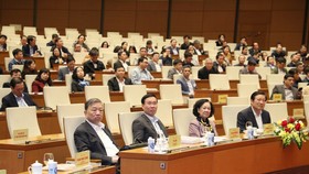 Các đại biểu tham dự hội nghị chiều 6-12. Ảnh: QUANG PHÚC