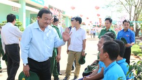 Giám đốc Sở LĐTB-XH TPHCM Lê Minh Tấn thăm, chúc tết cơ sở cai nghiện ma túy