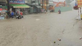Đồng Nai xuất hiện mưa lớn, gây ngập nhiều nơi