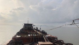Phương tiện khai thác, vận chuyển cát không có giấy tờ hợp pháp đã bị lực lượng biên phòng bắt giữ.