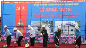 Khởi công xây dựng điểm dân cư biên giới tại xã Mỹ Bình.
