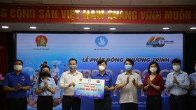 4,000 learning kits given to children of poor households, frontline workers