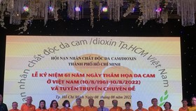 HCMC marks 61st Vietnam AO/Dioxin disaster day
