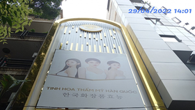 cơ sở “ShinHan - tinh hoa thẩm mỹ Hàn Quốc” buộc tạm ngưng hoạt động