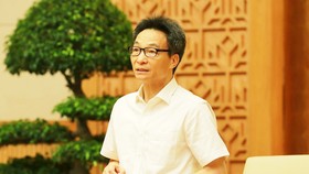 Phó Thủ tướng Vũ Đức Đam chủ trì cuộc họp. Ảnh: VGP