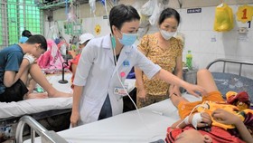 Bệnh nhi đang điều trị tại Bệnh viện Ung bướu TPHCM