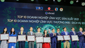 C.P. Việt Nam năm thứ 2 liên tiếp đạt “Top 10 Doanh nghiệp bền vững Việt Nam - lĩnh vực sản xuất”