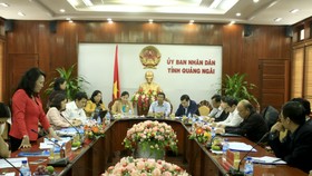 Thứ trưởng Nguyễn Thị Nghĩa làm việc với tỉnh Quảng Ngãi