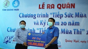 Hơn 200 triệu hỗ trợ  “Tiếp sức mùa thi” tỉnh Quảng Ngãi