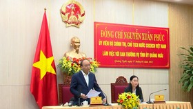 Chủ tịch nước Nguyễn Xuân Phúc làm việc tại Quảng Ngãi