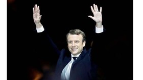 Tân Tổng thống Pháp Emmanuel Macron. Ảnh: REUTERS