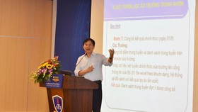 PGS-TS Trần Văn Nghĩa, Phó Cục trưởng Cục Quản lý chất lượng cho rằng việc xác định tỷ lệ thí sinh ảo rất khó khăn. Ảnh: Thanh Hùng