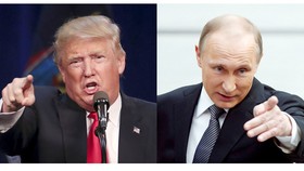 Tổng thống Mỹ Donald Trump và Tổng thống Nga Vladimir Putin.Ảnh: REUTERS