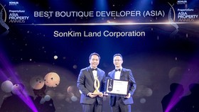 SonKim Land nhận giải “Best Boutique Developer” tại lễ trao Giải thưởng Bất động sản châu Á 2018 ​
