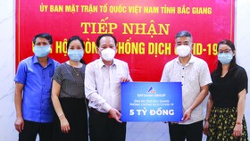 Tập đoàn Đất Xanh ủng hộ 5 tỷ đồng, chung tay cùng Bắc Giang chống dịch Covid-19