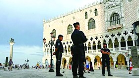 An ninh được tăng cường ở Venice trong thời gian diễn ra hội nghị của G20