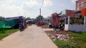 Một khu dân cư tự phát tại quận Bình Thủy, TP Cần Thơ