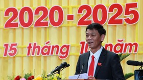 Đồng chí Lâm Văn Mẫn, đắc cử Bí thư Tỉnh ủy Sóc Trăng, nhiệm kỳ 2020-2025. Ảnh: TUẤN QUANG
