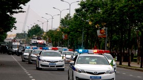 Nhiều loại phương tiện bị cấm lưu thông, đậu đỗ trên nhiều tuyến đường của TP Đà Nẵng để phục vụ APEC 