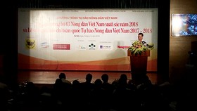 Họp báo công bố chương trình Tự hào nông dân Việt Nam 