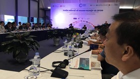 Phiên thảo luận về CPTPP tại Diễn đàn Kinh tế tư nhân Việt Nam sáng 2-5