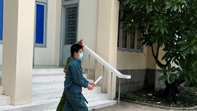 Dẫn giải Trần Văn Lợi tạm giam.