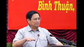 Thủ tướng Phạm Minh Chính: Bình Thuận phải phát triển kinh tế xanh, nhanh, bền vững