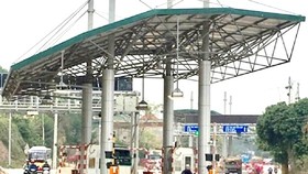 A highway toll station put out of business since March 2017
