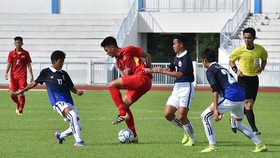 U15 Việt Nam đã có chiến thắng đầu tiên trước Campuchia. Ảnh: Đoàn Nhật