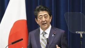 Thủ tướng Nhật Bản Shinzo Abe. Ảnh: Kyodo/TTXVN