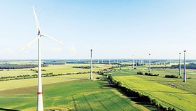 Một trang trại điện gió tại Đức
