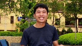 Nguyễn Văn Thế, sinh viên K61 Cử nhân khoa học tài năng Toán học. Ảnh: VNU