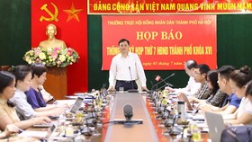 HĐND TP Hà Nội chưa xem xét kiện toàn chức danh Chủ tịch TP Hà Nội tại kỳ họp tuần tới
