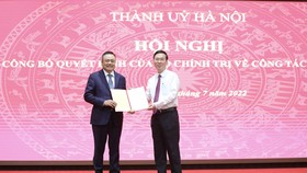 Đồng chí Trần Sỹ Thanh giữ chức Phó Bí thư Thành ủy Hà Nội, giới thiệu bầu giữ chức Chủ tịch UBND TP Hà Nội