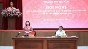 Hà Nội lập đề án rà soát, sàng lọc đưa đảng viên không còn đủ tư cách ra khỏi Đảng