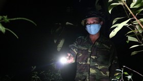 BĐBP tuần tra 24/24 giờ nhằm kịp thời phát hiện các đối tượng vượt biên trốn cách ly tại bên giới Việt Nam- Lào.