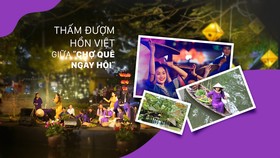 "Chợ quê ngày hội" hài hoà, thân thiện môi trường để tạo nét riêng yên bình so với nhiều nơi khác 