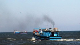 Tàu cá của ngư dân Việt Nam ra khơi đánh bắt cá. Ảnh: TTXVN