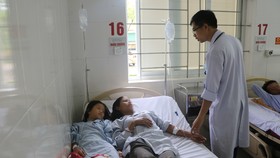 Các bệnh nhân đang được điều trị tại bệnh viện