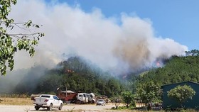 Cháy rừng tại huyện Nghi Xuân, Hà Tĩnh
