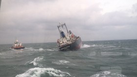Tàu hàng bị sự cố trên biển Vũng Áng
