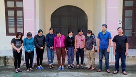 Cơ quan Công an huyện Thạch Hà thu giữ các tang vật liên quan