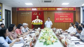 Ủy ban Kiểm tra Tỉnh ủy Hà Tĩnh tổ chức kỳ họp thứ 18. Ảnh: Báo Hà Tĩnh