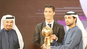 Ronaldo nhiều khả năng sẽ giành tiếp giải thưởng Globe Soccer Awards. Ảnh: Getty Images