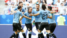 Uruguay bất ngờ có được chiến thắng quá dễ dàng. Ảnh: Getty Images  