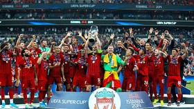 Liverpool thắng Siêu cúp châu Âu thứ 4 trong lịch sử. Ảnh: Getty Images  