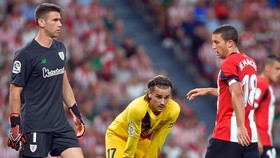 Antoine Griezmann đã có màn ra mắt tồi tệ cùng Barca. Ảnh: Getty Images  