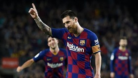 Lionel Messi đã tìm lại cảm giác ăn mừng bàn thắng. Ảnh: Getty Images