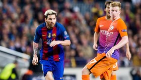 Lionel Messi và Kevin De Bruyne từng đối đầu ở cấp CLB lẫn đội tuyển. Ảnh: Getty Images